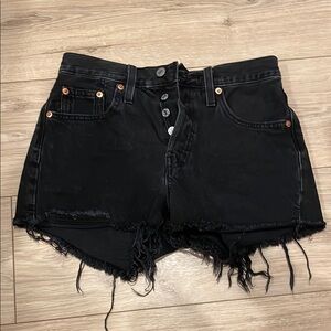 Black Levi Shorts